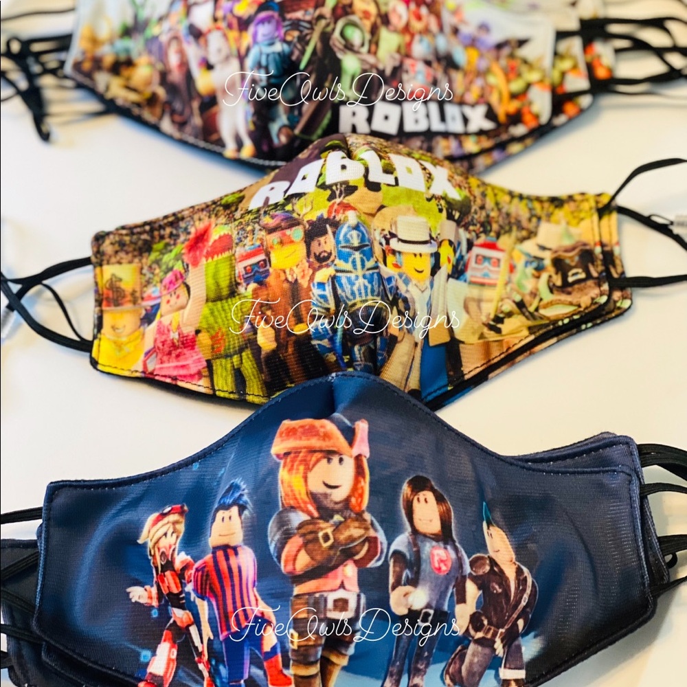 Kids (3-7y/o) handmade face cover